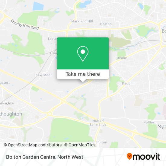 Bolton Garden Centre map