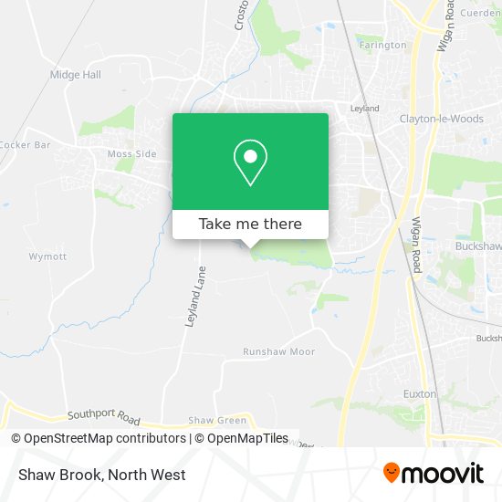 Shaw Brook map