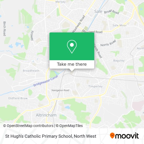 St Hugh's Catholic Primary School map