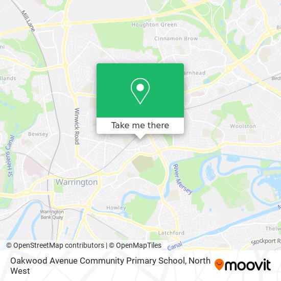 Oakwood Avenue Community Primary School map