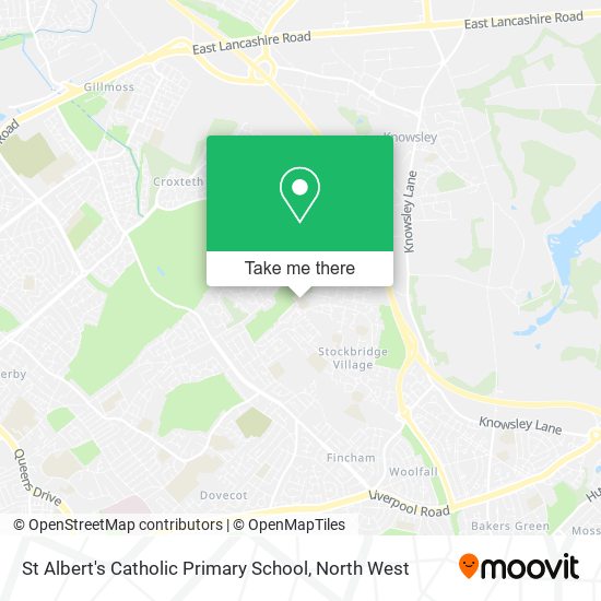 St Albert's Catholic Primary School map