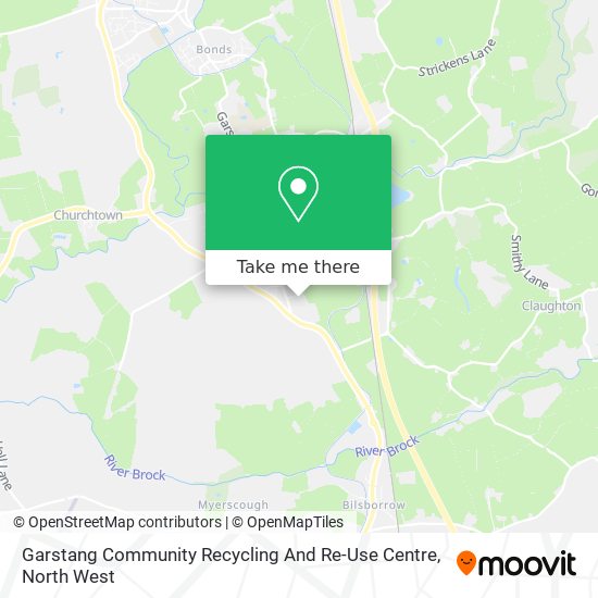 Garstang Community Recycling And Re-Use Centre map
