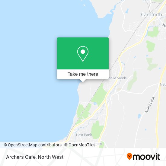 Archers Cafe map