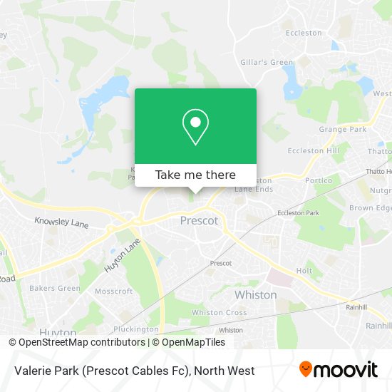 Valerie Park (Prescot Cables Fc) map