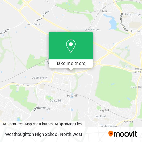 Westhoughton High School map