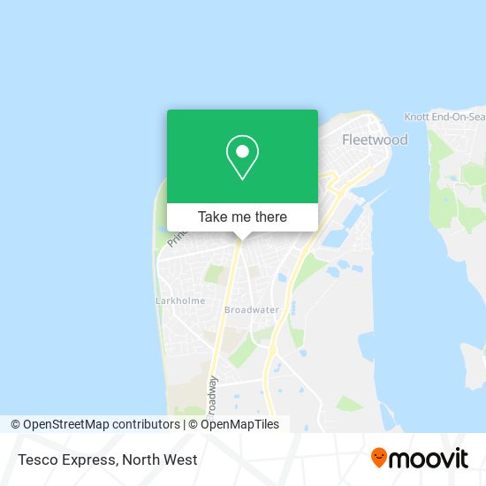 Tesco Express map