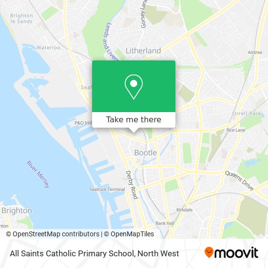 All Saints Catholic Primary School map