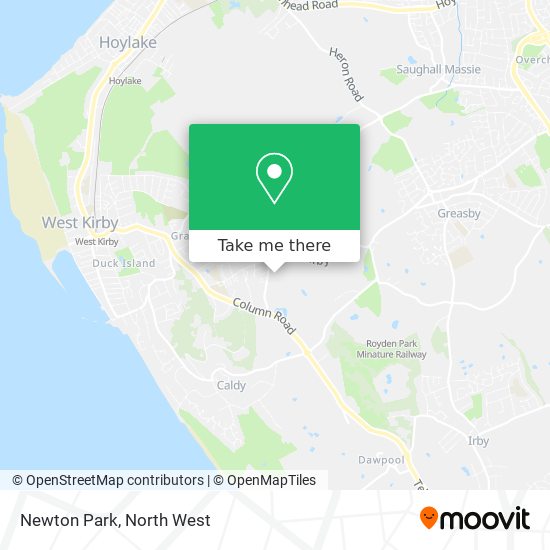 Newton Park map