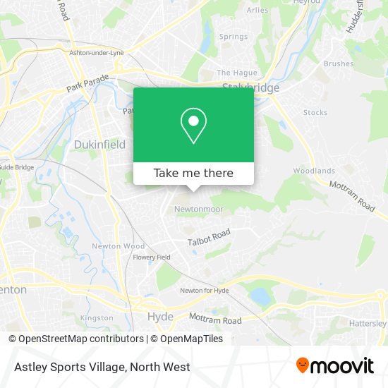 Astley Sports Village map