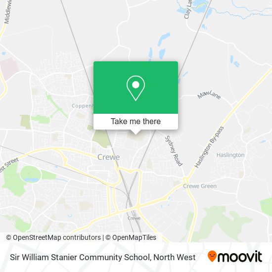 Sir William Stanier Community School map