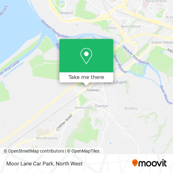 Moor Lane Car Park map