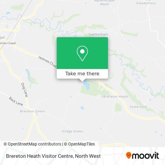 Brereton Heath Visitor Centre map