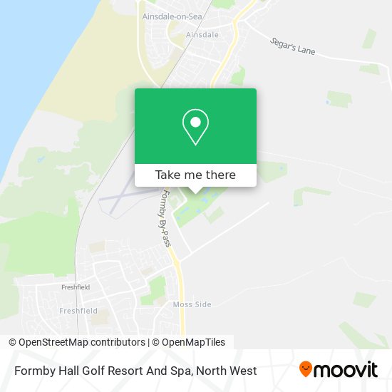 Formby Hall Golf Resort And Spa map