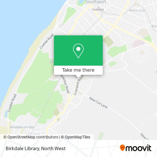 Birkdale Library map