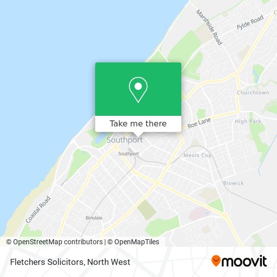 Fletchers Solicitors map
