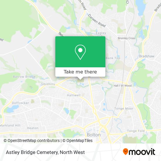 Astley Bridge Cemetery map