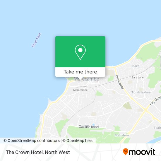 The Crown Hotel map