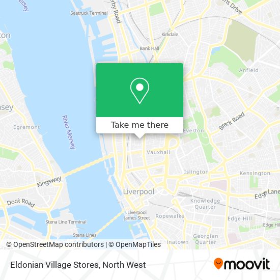 Eldonian Village Stores map