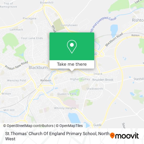 St.Thomas’ Church Of England Primary School map