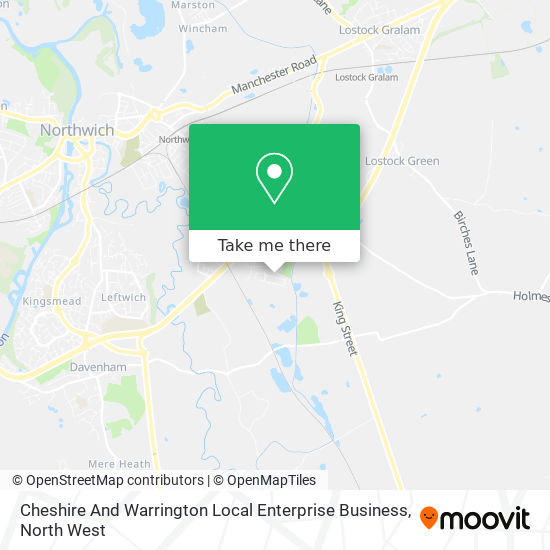 Cheshire And Warrington Local Enterprise Business map
