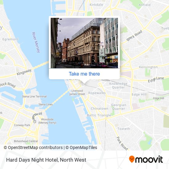 Hard Days Night Hotel map