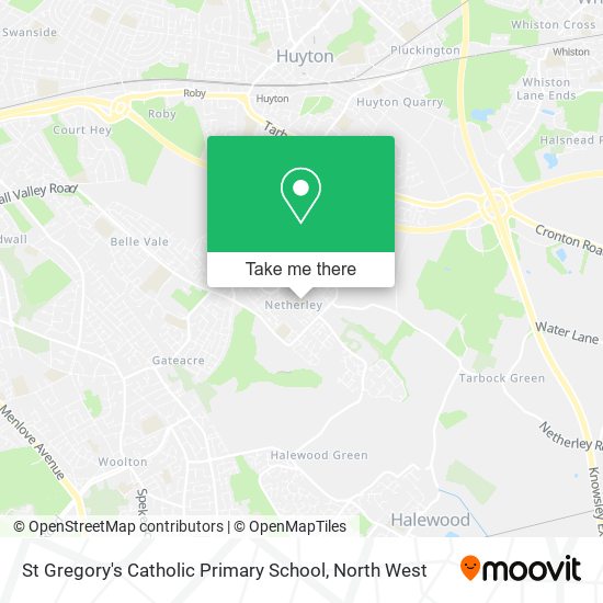 St Gregory's Catholic Primary School map