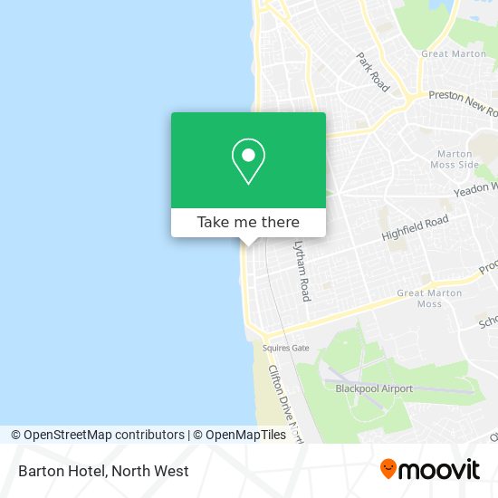 Barton Hotel map