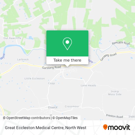 Great Eccleston Medical Centre map