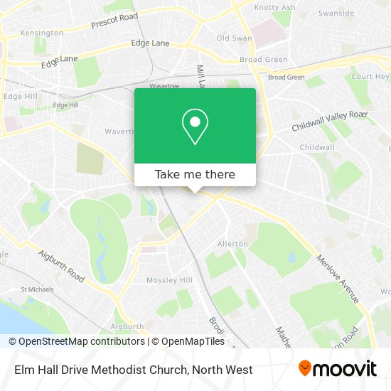 Elm Hall Drive Methodist Church map