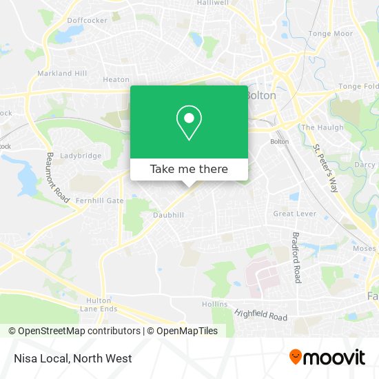 Nisa Local map