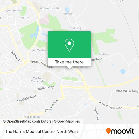 The Harris Medical Centre map