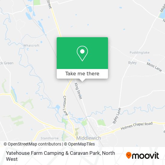 Yatehouse Farm Camping & Caravan Park map