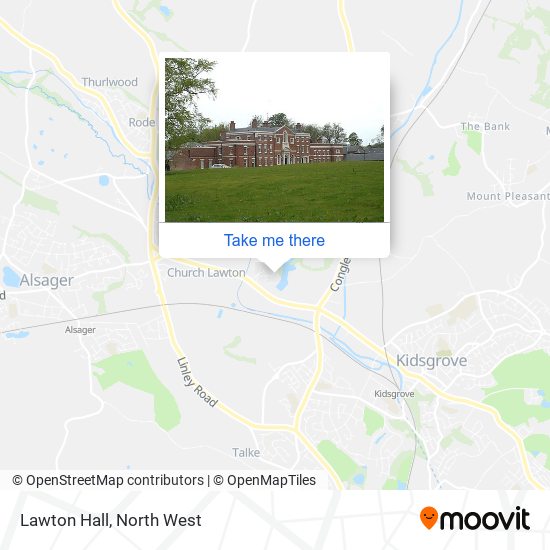 Lawton Hall map