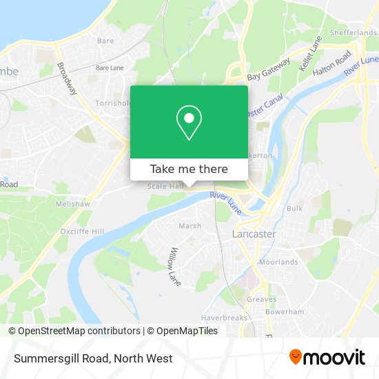 Summersgill Road map