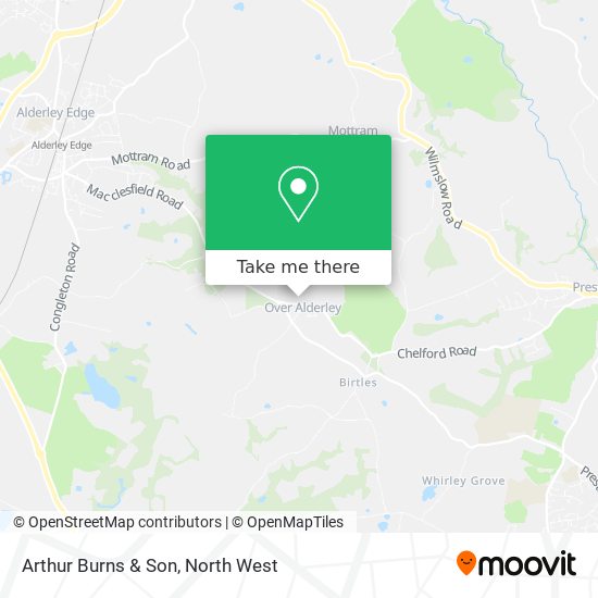 Arthur Burns & Son map