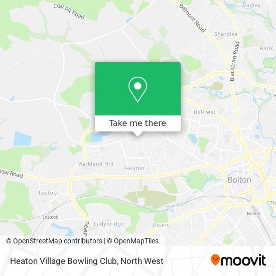 Heaton Village Bowling Club map