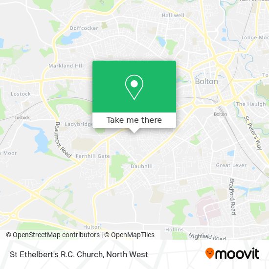 St Ethelbert's R.C. Church map