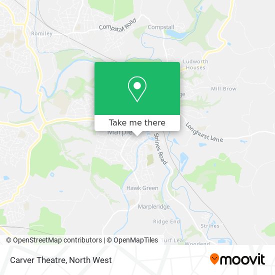 Carver Theatre map