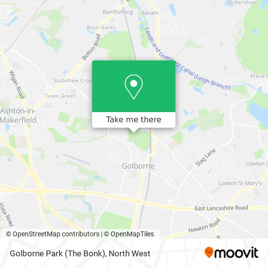 Golborne Park (The Bonk) map