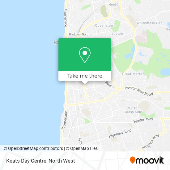 Keats Day Centre map