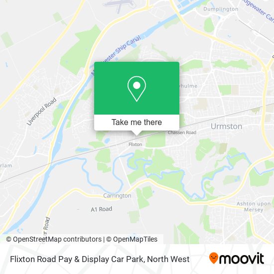Flixton Road Pay & Display Car Park map