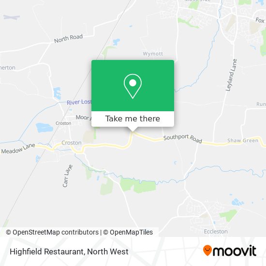 Highfield Restaurant map