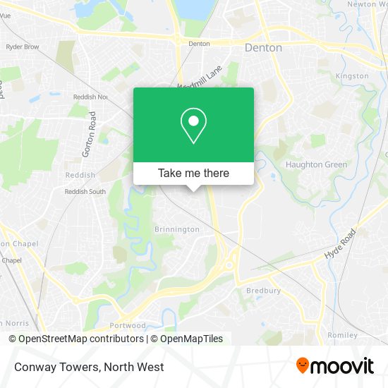 Conway Towers map