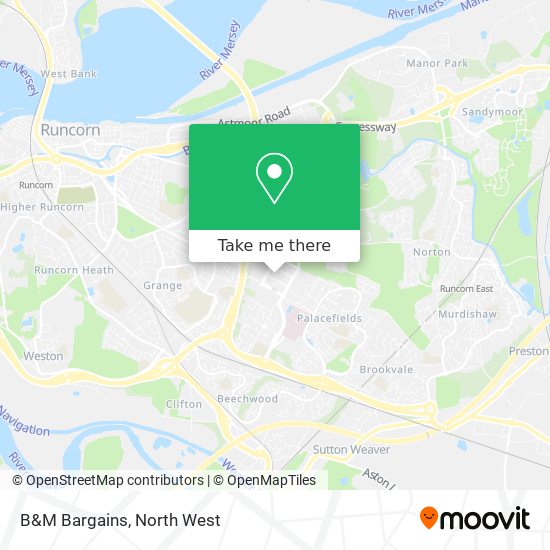 B&M Bargains map