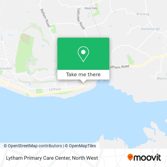 Lytham Primary Care Center map