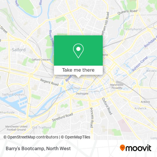 Barry's Bootcamp map