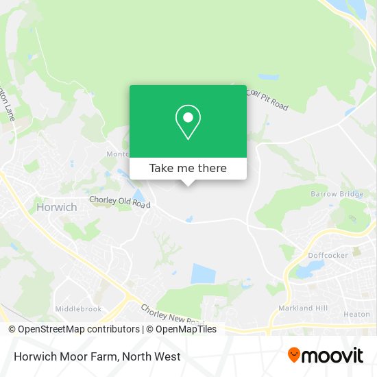 Horwich Moor Farm map