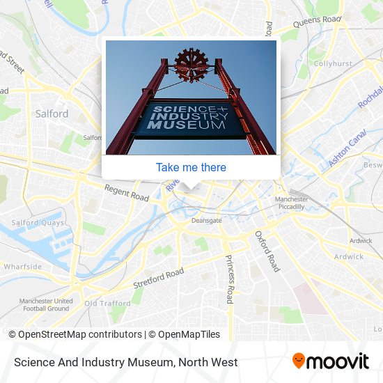Science And Industry Museum map