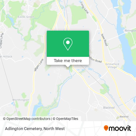 Adlington Cemetery map