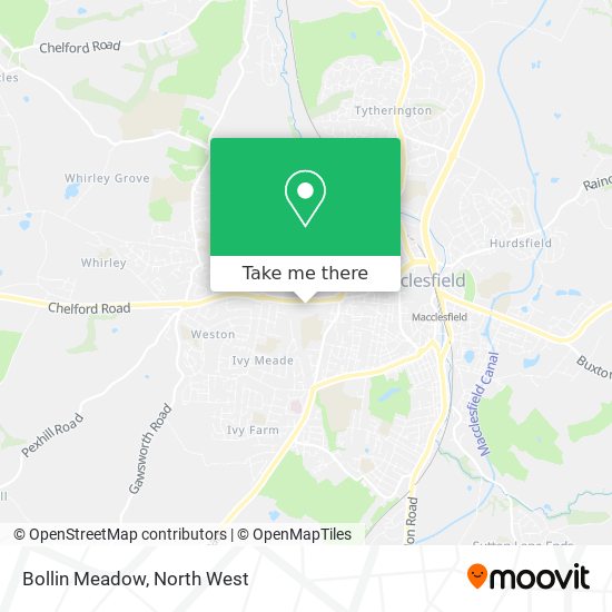 Bollin Meadow map